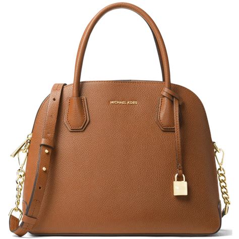 Michael Kors brown luggage